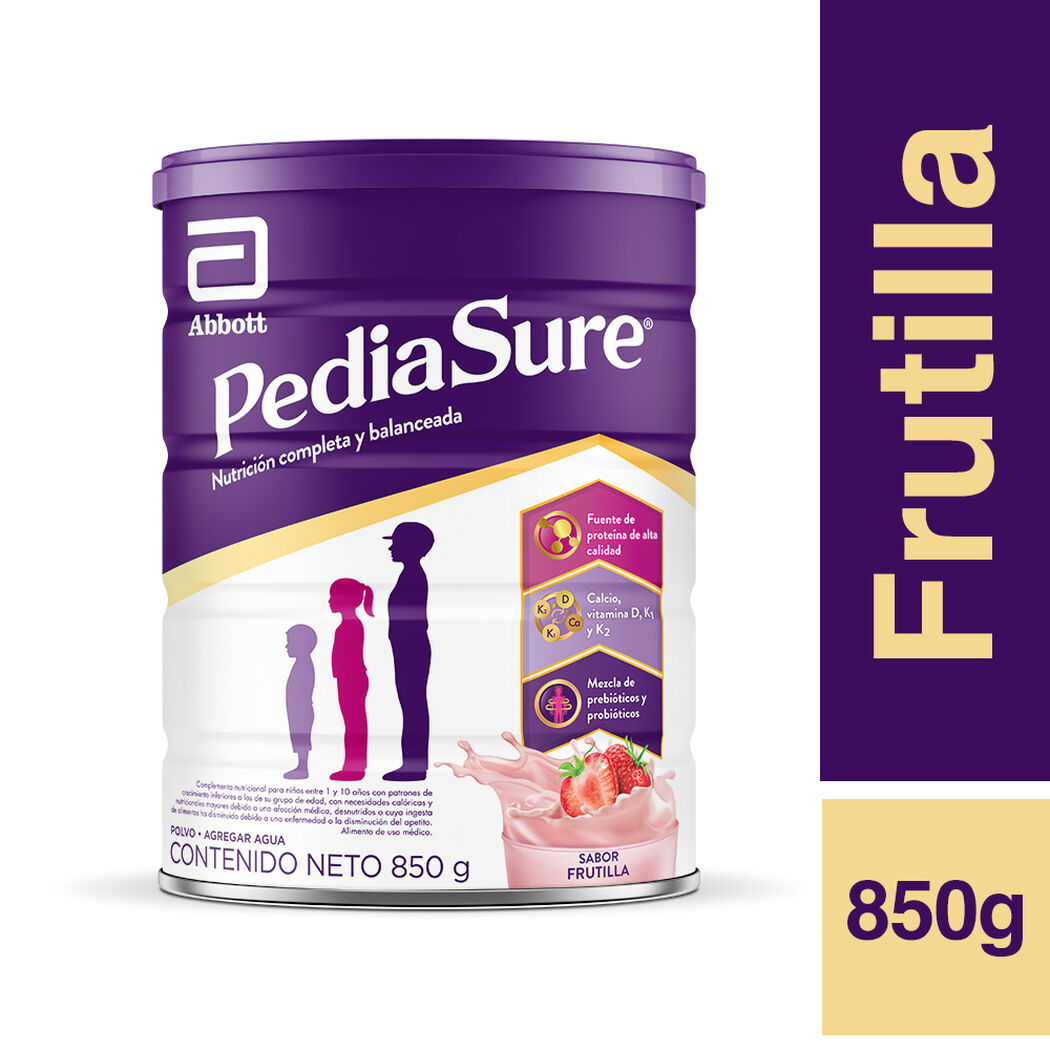 Pediasure Polvo Frutilla 850G, , large image number 0