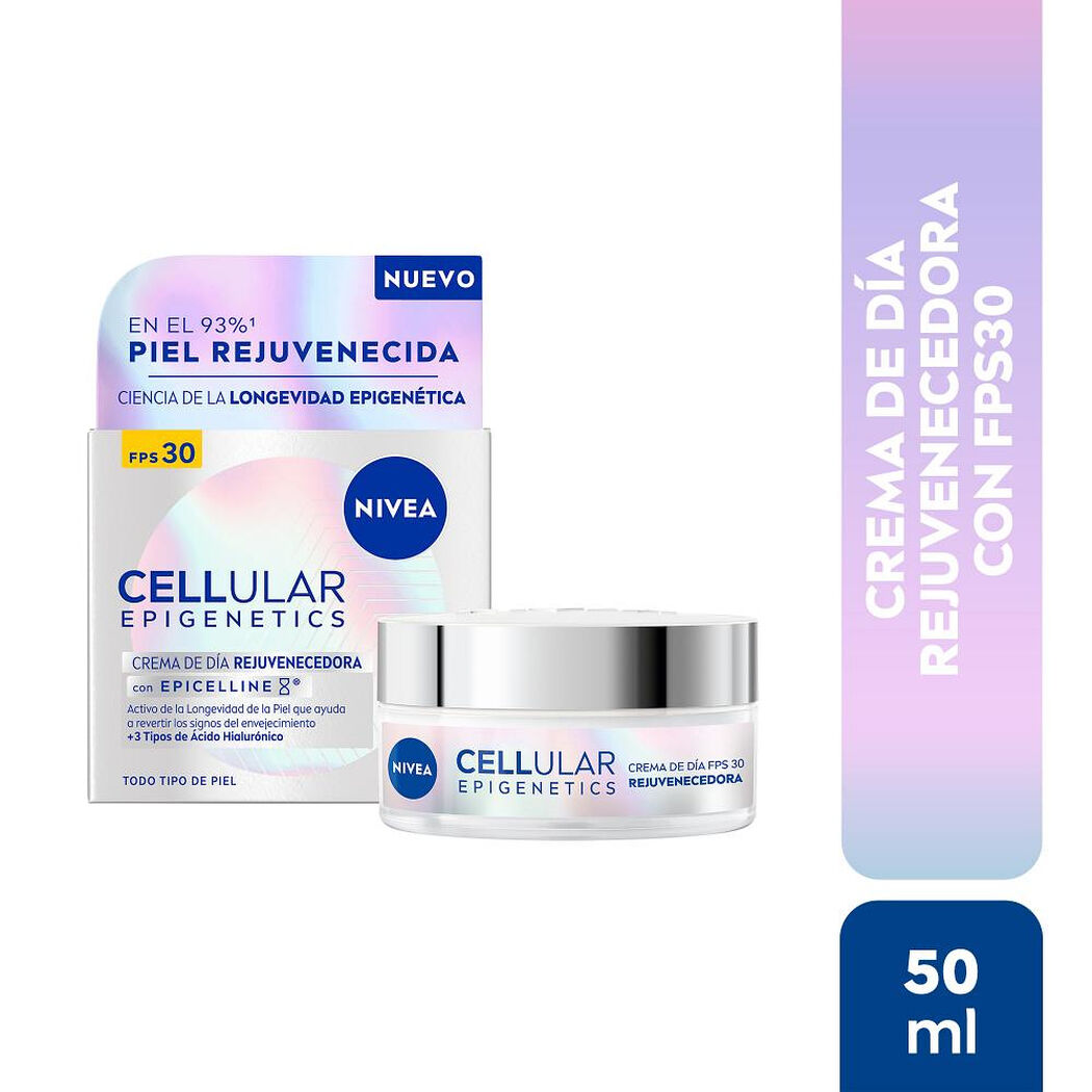 NIVEA Face Care Epigenetic Crema Dia Rejuvenecedora FPS 30 50ml, , large image number 0