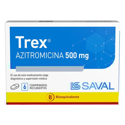 Trex 500 mg x 6 Comprimidos Recubiertos, , large image number 0
