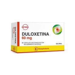 Duloxetina 60 mg x 30 Cápsulas con Gránulos con Recubrimiento Entérico SEVEN PHARMA CHILE SPA