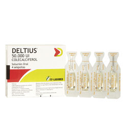 Deltius 50000 UI Solución Oral X 4 Ampollas Bebibles