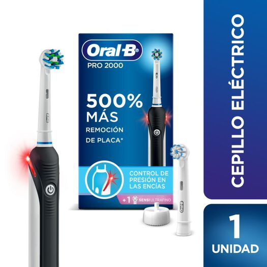 Cepillo De Dientes Eléctrico Oral-B Pro 2000 Sensi Ultrafino Recargable + Cabezal Sensi Ultrafino, 1 Kit, , large image number 0