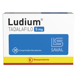 LUDIUM Tadalafilo 5 mg 30 comprimidos