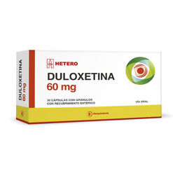 Duloxetina 60 mg x 30 Cápsulas con Gránulos con Recubrimiento Entérico SEVEN PHARMA CHILE SPA