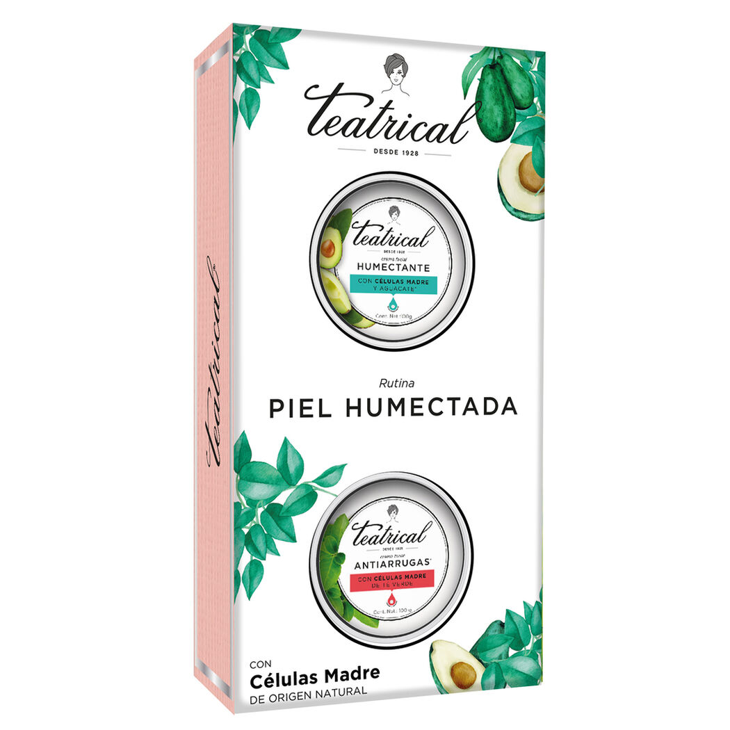 Pack Teatrical Crema Humectante 200Gr + Crema Antiarrugas 100Gr, , large image number 2