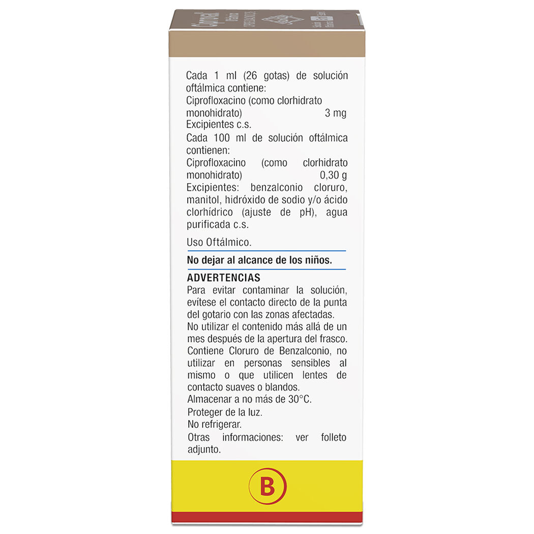 Ciproval 0,3% x 5 mL Solución Oftálmica, , large image number 1