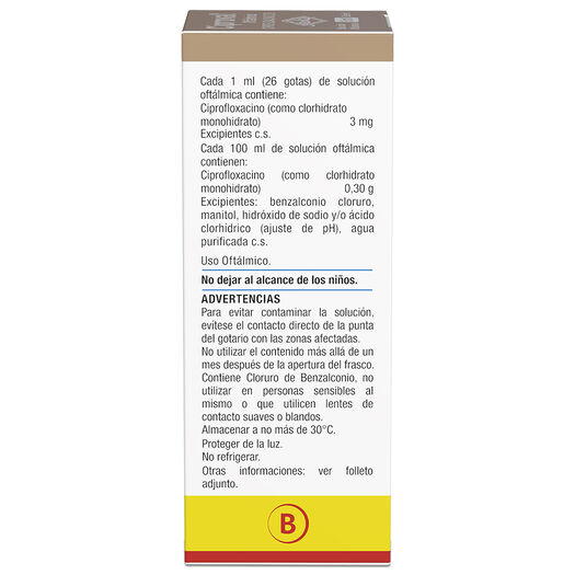 Ciproval 0,3% x 5 mL Solución Oftálmica, , large image number 1