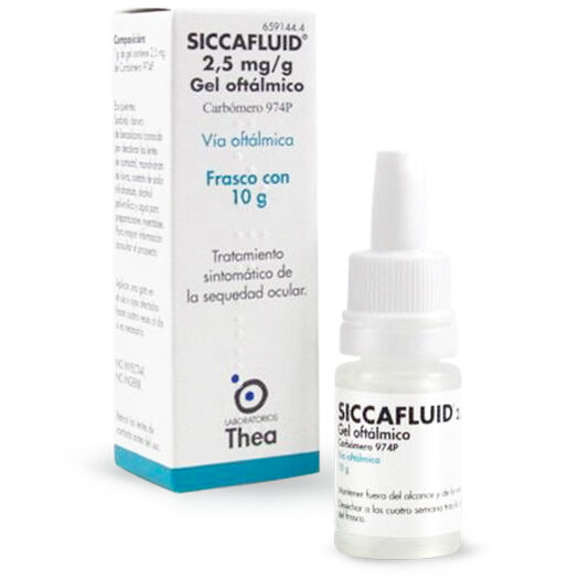 Siccafluid 2,5 mg/g x 10 g Gel Oftálmico, , large image number 0