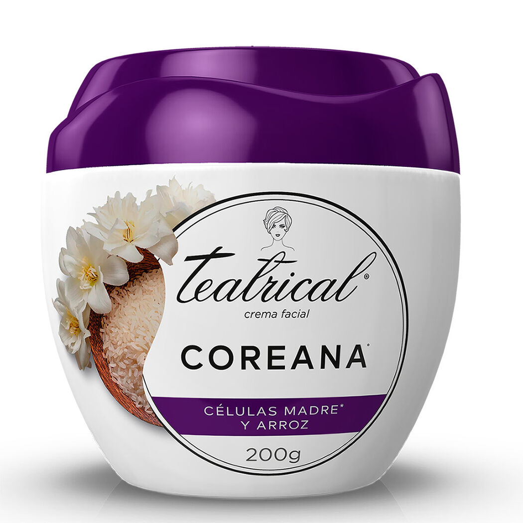Crema Facial Teatrical Efecto Piel Coreana 200gr., , large image number 0