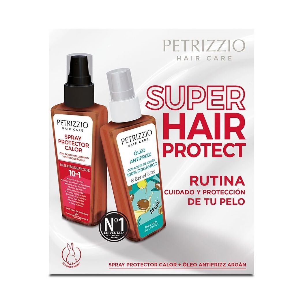 Set Super Hair Protect &Oacute;leo + Protector de calor, , large image number 1