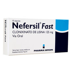 Nefersil Fast 125 mg x 10 Cápsulas
