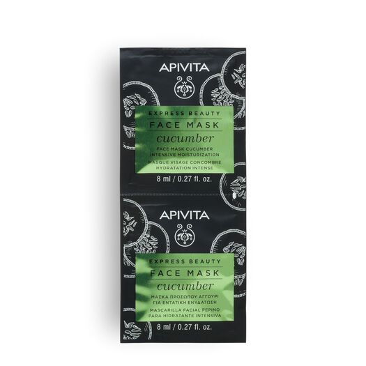 Mascarilla Hidratante con Pepino 2x8ml Apivita, , large image number 0