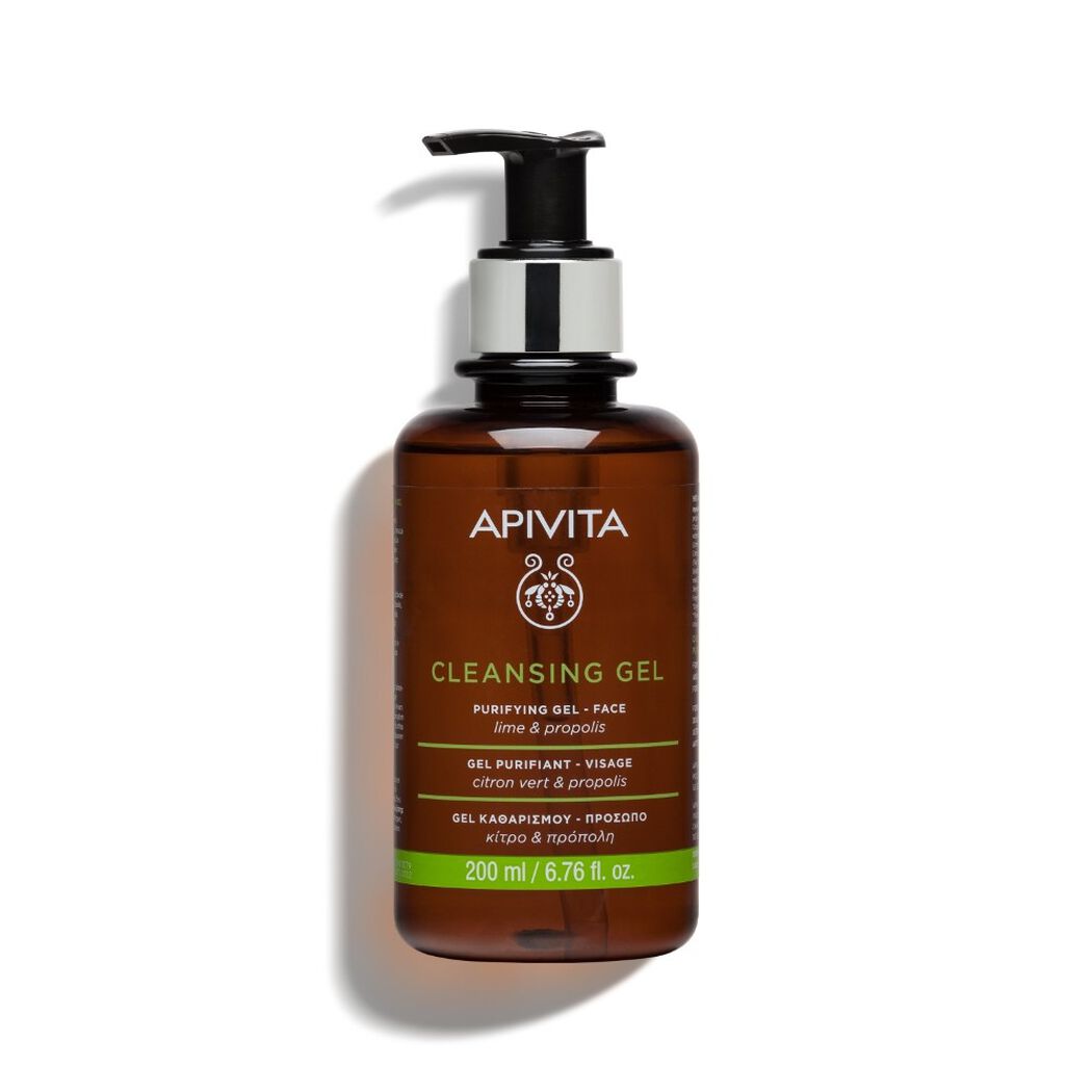 Gel Apivita Facial Limpiador 200 mL, , large image number 0