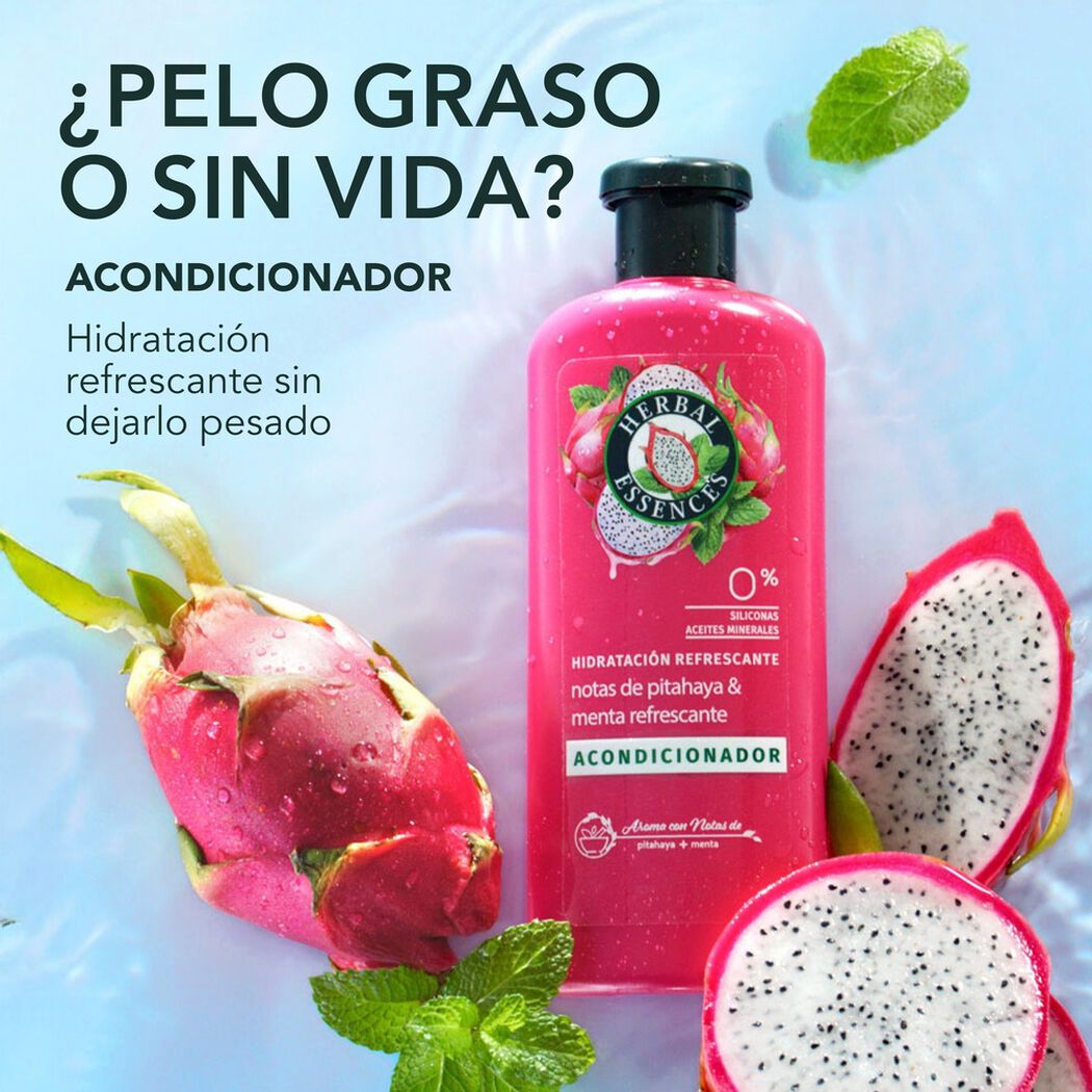 Herbal Essences con notas de Pitahaya Acondicionador 400 ml, , large image number 1