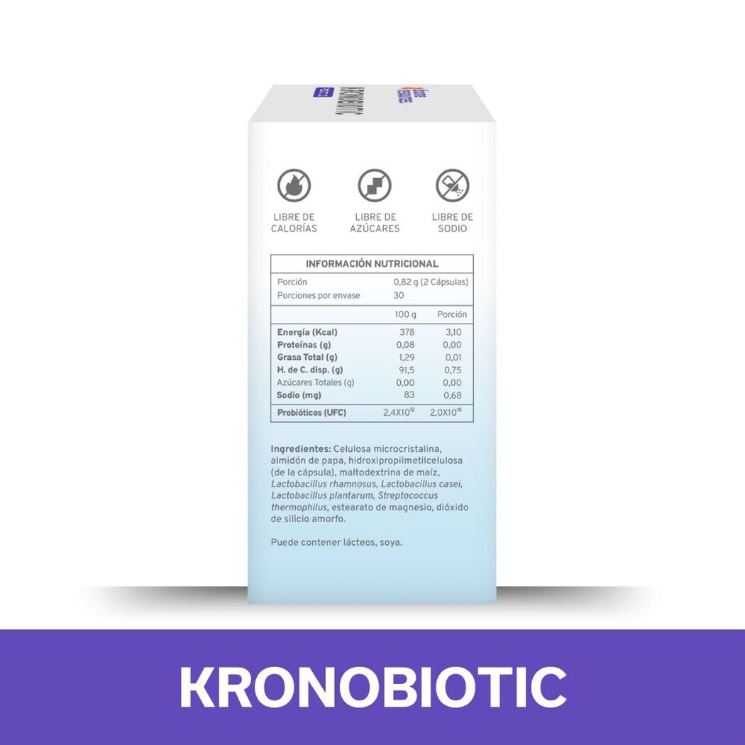 Kronobiotic Probi&oacute;ticos x 60 C&aacute;psulas, , large image number 2