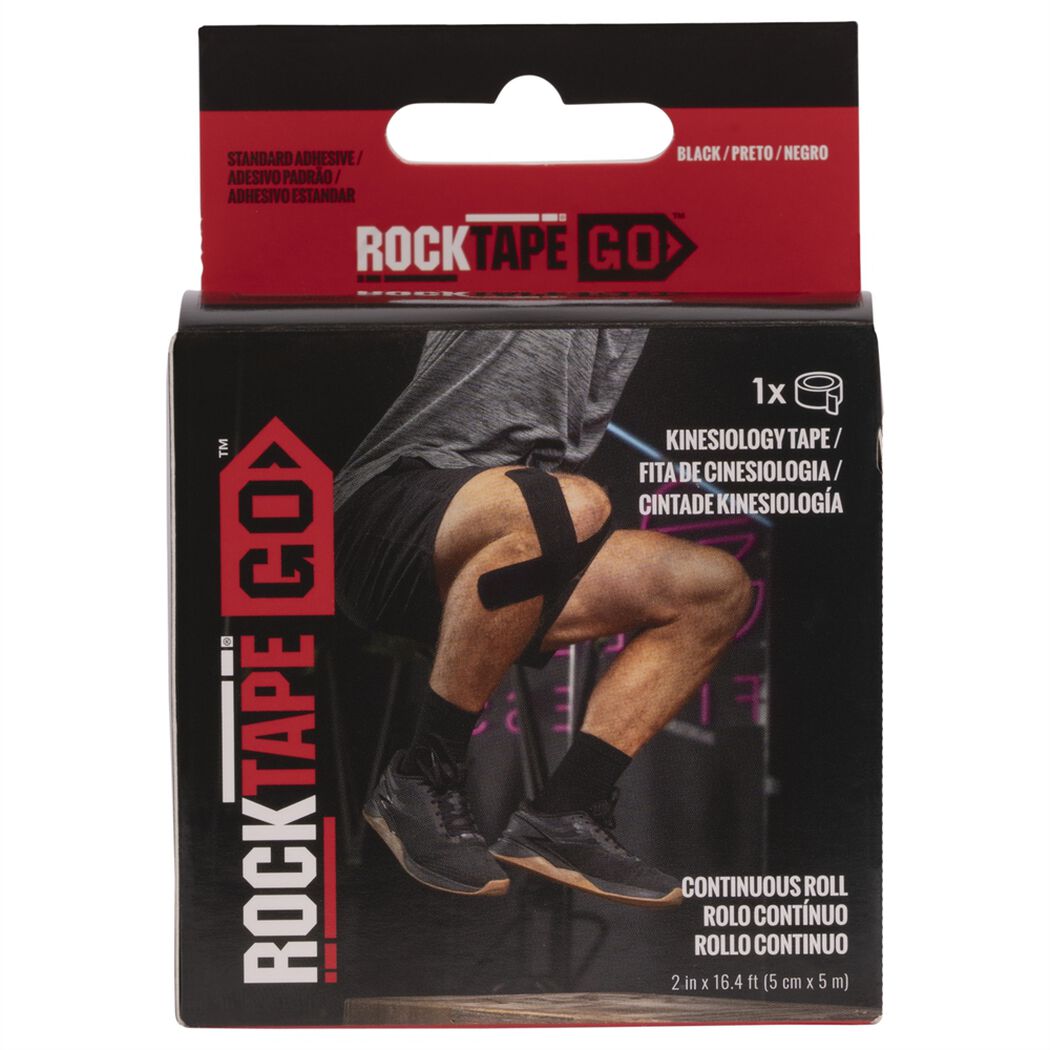 Cinta Kinesiol&oacute;gica RockTape Go 5cm x 5m Negro, , large image number 0