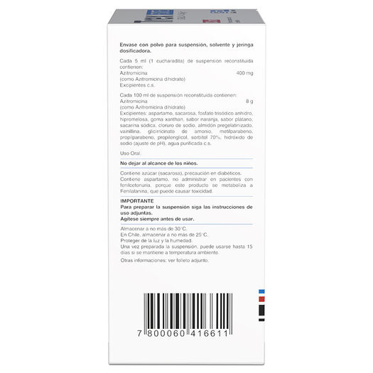 Trex Forte 400 mg/5 mL x 30 mL Polvo para Suspensión Oral con Solvente, , large image number 1