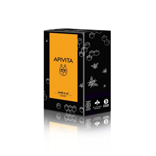 Apivita Set Crema Manos 50Ml + Bálsamo Labial 4,4Gr, , large image number 1
