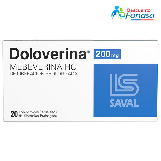 Doloverina 200 mg x 20 Comprimidos Recubiertos de Liberación Prolongada, , large image number 0
