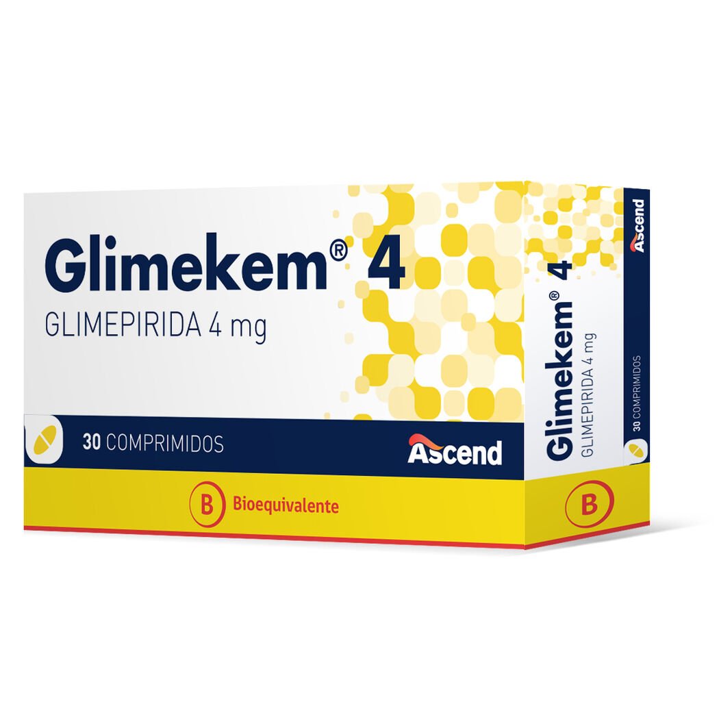 Glimekem 4 mg 30 Comprimidos, , large image number 0