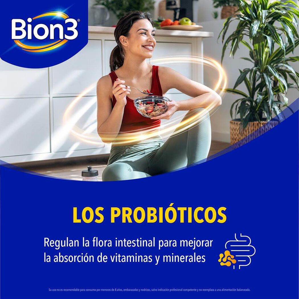Multivitamínico Bion 3 60 Comprimidos Recubiertos, , large image number 4