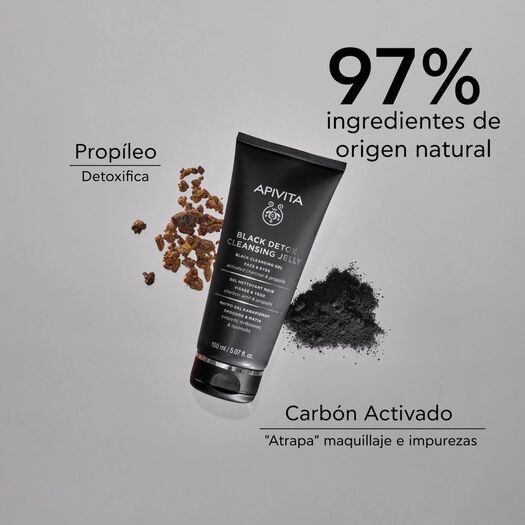 Gel Limpiador Negro Detox 150ml Apivita, , large image number 2