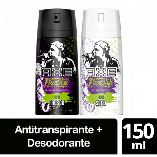 Desosdorante Axe Spray Freestule Fresco y Seco 150 mL 2 un, , large image number 0