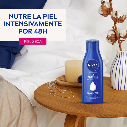 CREMA CORPORAL NIVEA MILK NUTRITIVA PIEL EXTRA SECA 250ML, , large image number 2