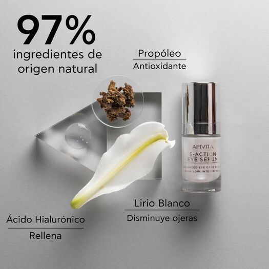 Serum Intensivo Contorno de Ojos 5-Action 15ml Apivita, , large image number 3