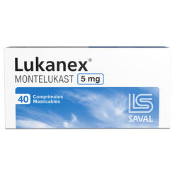 Lukanex 5 mg x 40 Comprimidos Masticables