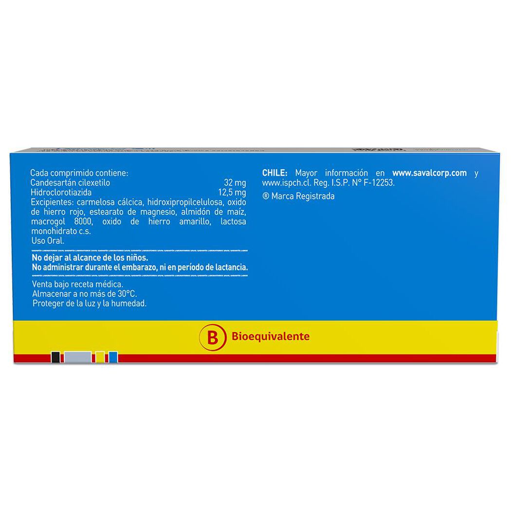 Blox-D 32 mg/12,5 mg x 30 Comprimidos, , large image number 1
