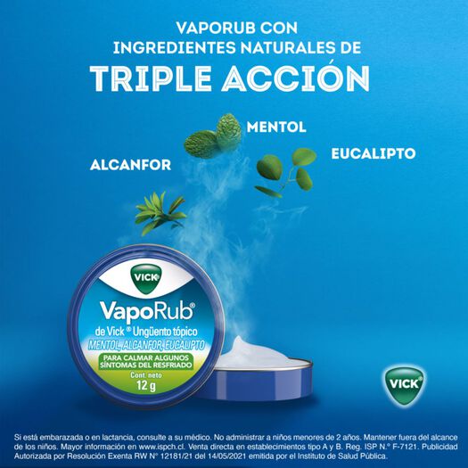 Vaporub x 12 g Ungüento Tópico, , large image number 3