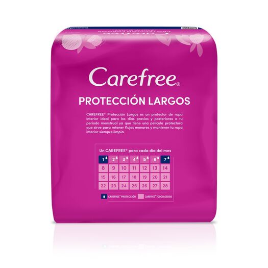 protectores carefree® protección largos 20 x 40 unidades, , large image number 2