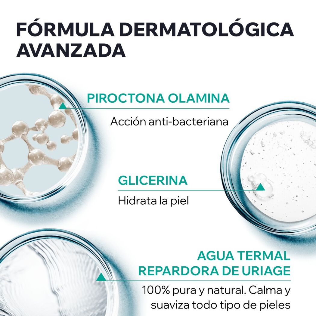 Gel Limpiador Purificante Hys&eacute;ac 500ml Uriage, , large image number 3