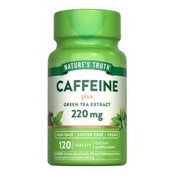 Cafe&iacute;na + Extracto de T&eacute; Verde 220mg 120 Tabletas