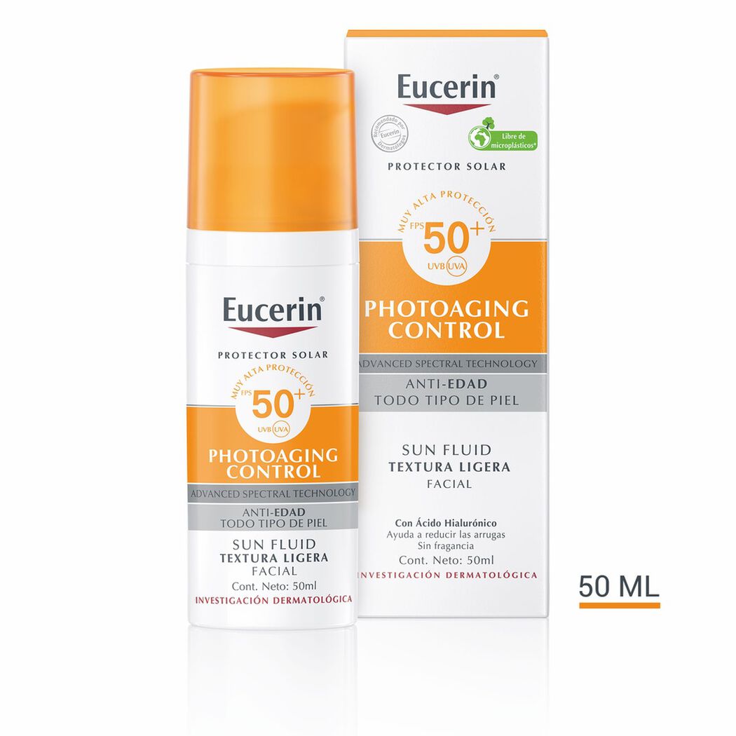 Protector Solar Eucerin Photoaging Control Antiedad Fps50+ 50 mL, , large image number 1