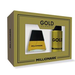 Set Millionaire Gold 60ml + Desodorante 150ml