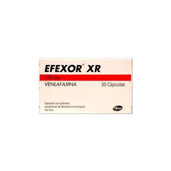 Efexor XR 150 mg x 30 Cápsulas con Microgránulos Recubiertos de Liberación Prolongada 