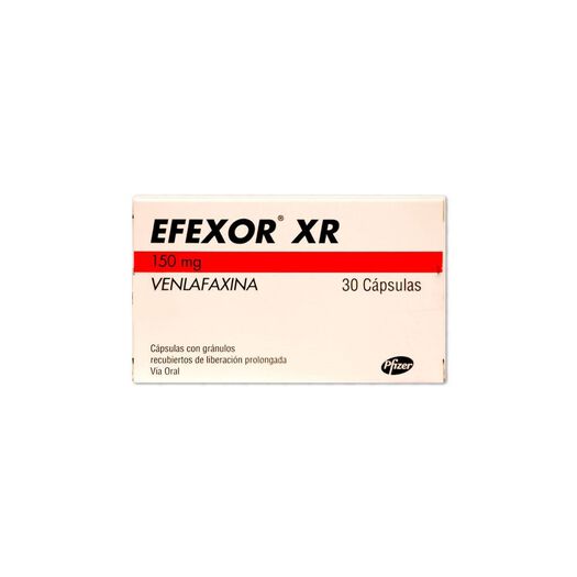 Efexor XR 150 mg x 30 Cápsulas con Microgránulos Recubiertos de Liberación Prolongada , , large image number 0