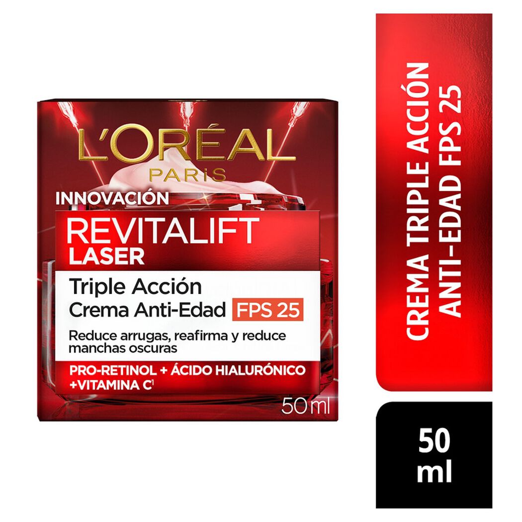 Crema D&iacute;a Revitalift Laser FPS25 Anti-Edad 50mL, , large image number 0