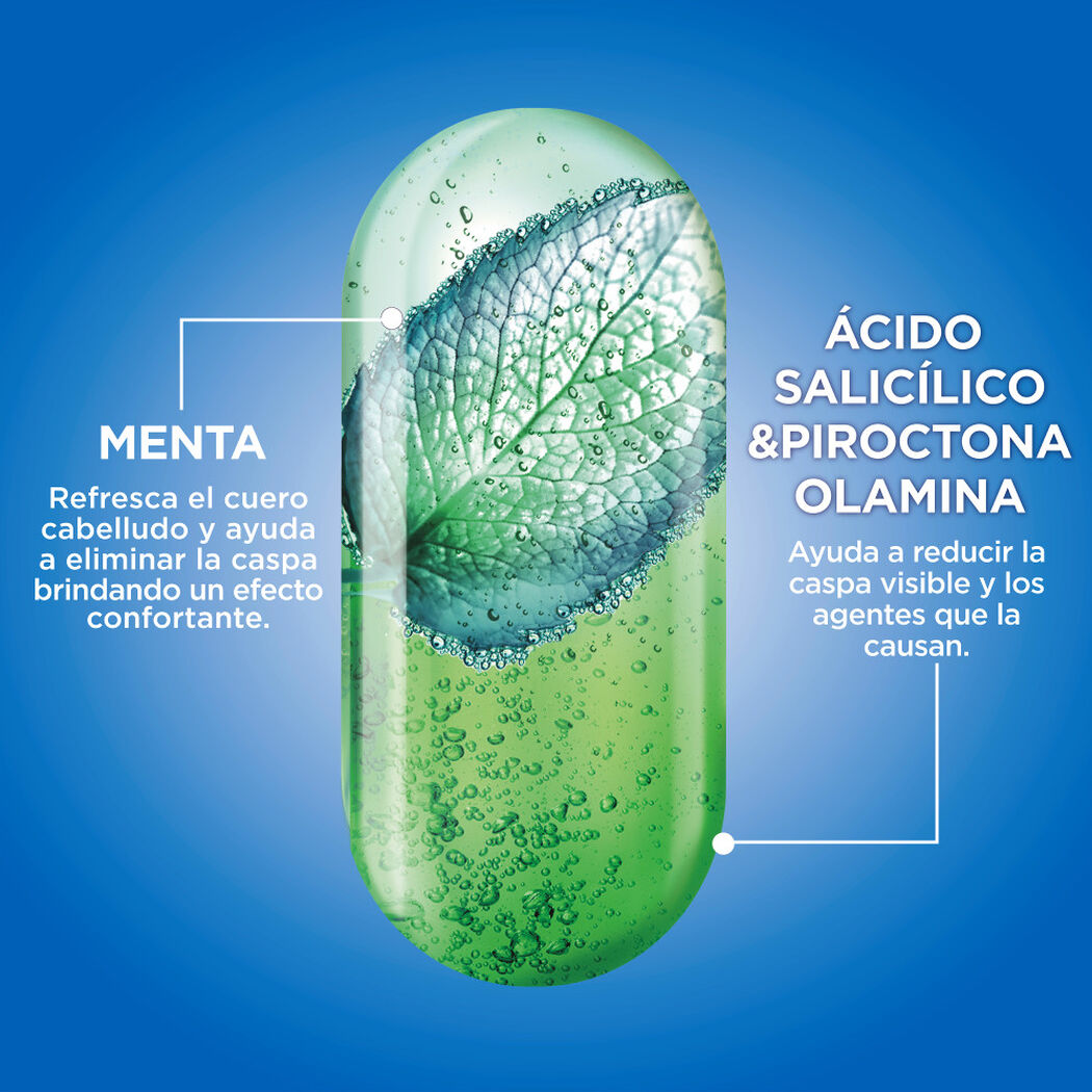 Pack 2x Shampoo Anticaspa Graso 350 ml, , large image number 2