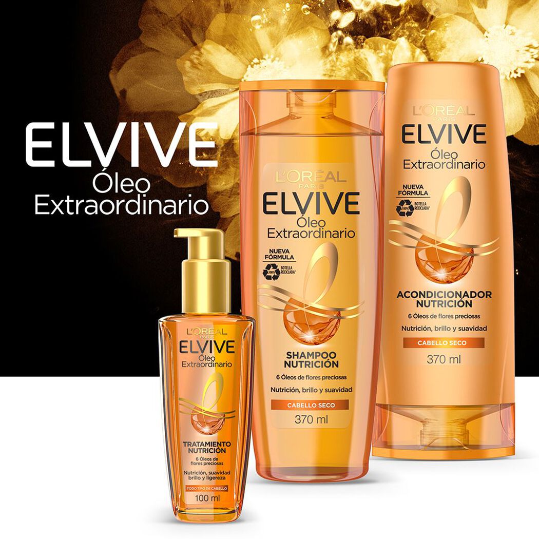 Acondicionador Elvive Oleo Extraordinario Nutrición 370 mL, , large image number 3