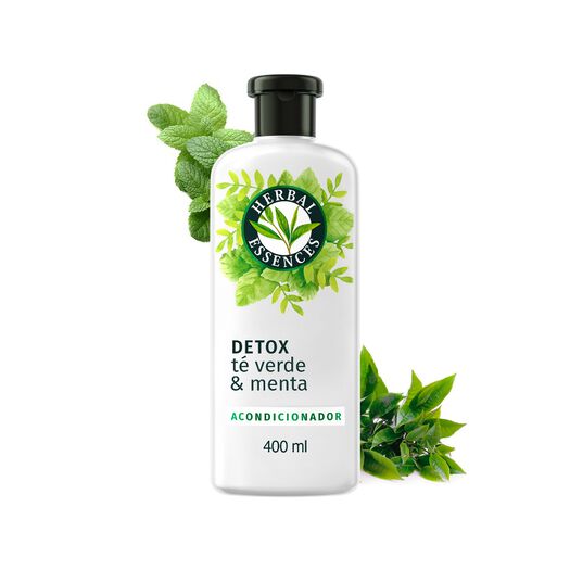 Acondicionador Herbal Essences Detox Té verde & menta 400 ml, , large image number 0