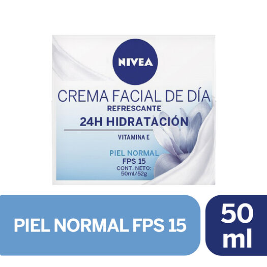 CREMA FACIAL HIDRATANTE ACTIVA DIA NIVEA FPS15 PIEL NORMAL 50ML, , large image number 0