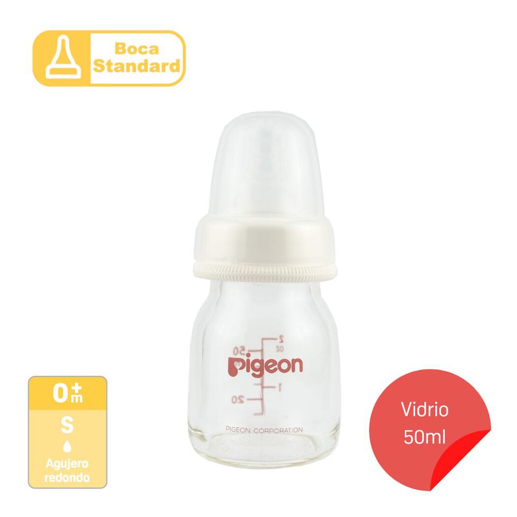 Mamadera Pigeon Vidrio Estandar 50 mL, , large image number 1