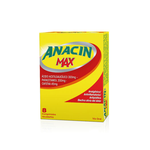 Anacin Max 8 Comprimidos Recubiertos, , large image number 1