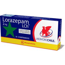 Lorazepam 2 mg Caja 30 Comp. CHILE
