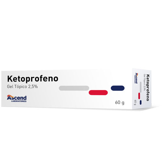 Ketoprofeno 2,5 % x 60 g Gel Topico, , large image number 0
