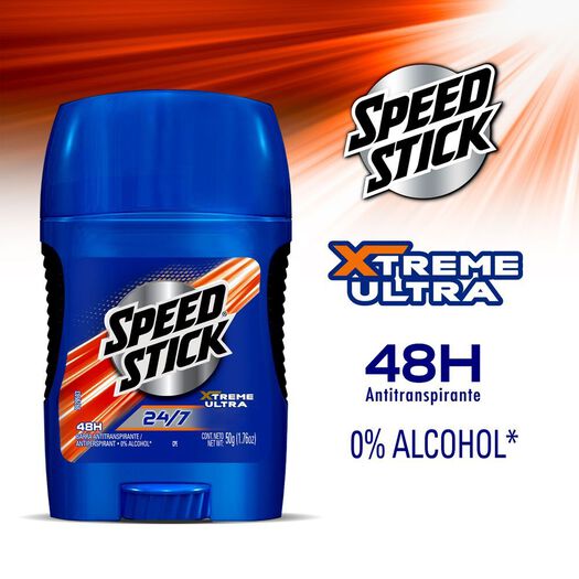 Speed Stick Desodorante Barra Antitranspirante 24/7 Extra x 50 g, , large image number 3