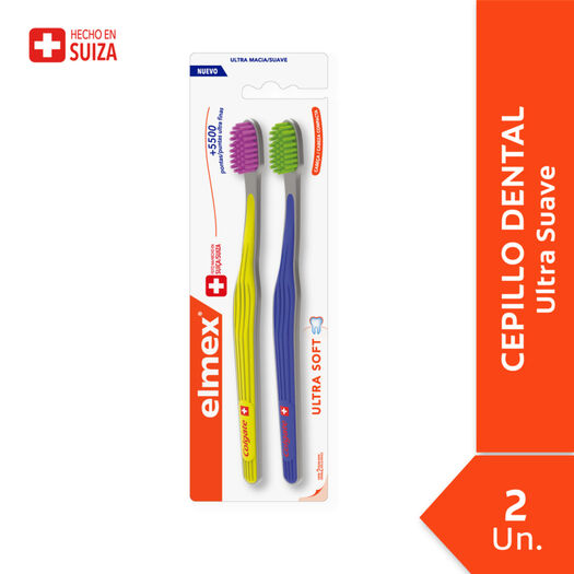 Cepillo de Dientes Elmex Ultra Soft 2 un, , large image number 0